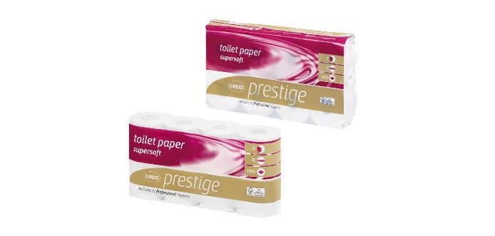 Papier toilette 3 plis triple épaisseur paquet 8 rouleaux 250f