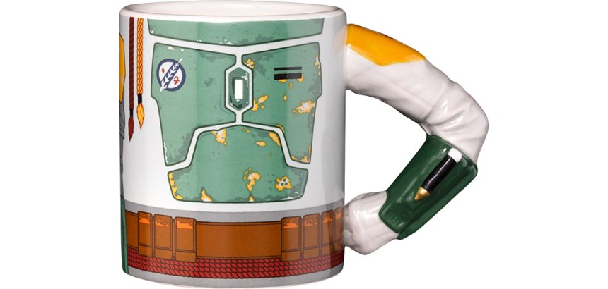 Exquisite Gaming Boba Fett tazza Marrone, Verde, Rosso, Bianco Universale 1 pz