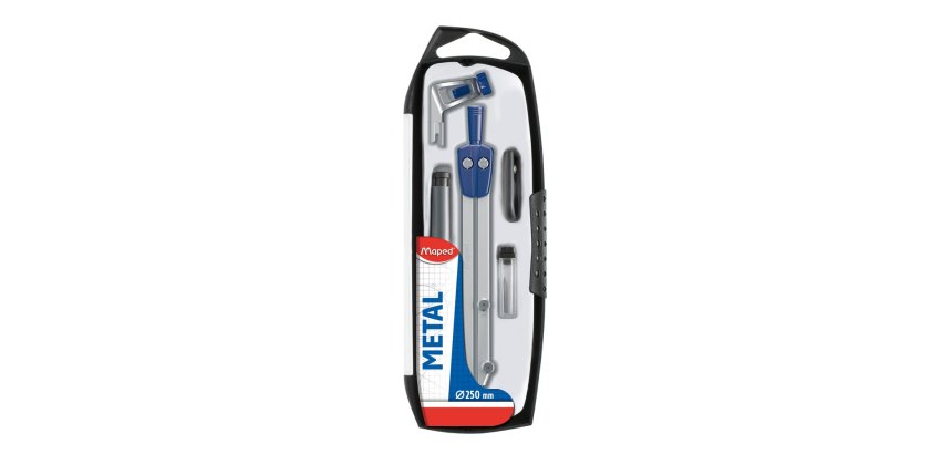 Maped 197513 compasso Blu, Argento