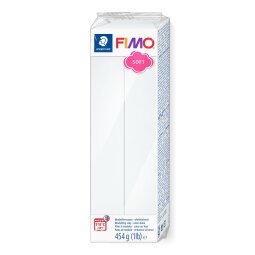 Pain FIMO SOFT 454g blanc