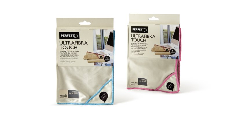 Panno Ultrafibra Touch - 35 x 35 cm - colori assortiti - Perfetto