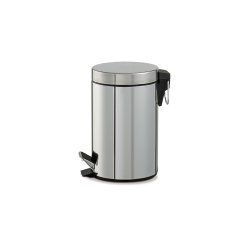 Perfetto 0445 bidone per la spazzatura 3 L Rotondo Acciaio inox