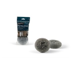 Spugna zincata - 30 gr - metallo zincato - Perfetto - conf. 2 pezzi