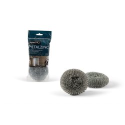 Perfetto 0280C sponge Round Galvanized metal Metallic 2 pc(s)