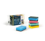 Perfetto 0246C sponge Rectangular Polyester, Polyurethane Assorted colours 5 pc(s)