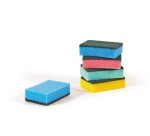 Perfetto 0246C sponge Rectangular Polyester, Polyurethane Assorted colours 5 pc(s)