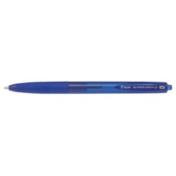 Stylo bille SUPER GRIP G rétractable pointe moyenne encre bleue
