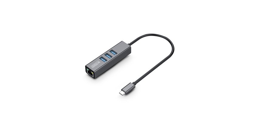 Urban Factory TCM02UF station d'accueil USB 3.2 Gen 1 (3.1 Gen 1) Type-C Argent