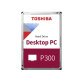 Toshiba P300 disco duro interno 6 TB 5400 RPM 128 MB 3.5" Serial ATA III