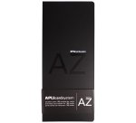 Porte-cartes de visite apli polypropylène rigide indéchirable 27,5x12cm capacité 160 cartes coloris noir