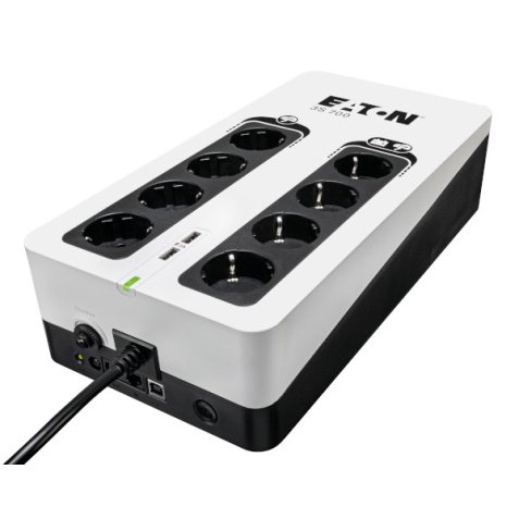 Eaton 3S700D sistema de alimentación ininterrumpida (UPS) En espera (Fuera de línea) o Standby (Offline) 0,7 kVA 420 W 8 salidas AC