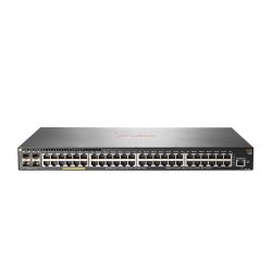 HPE Aruba Networking Aruba 2930F 48G PoE+ 4SFP+ Géré L3 Gigabit Ethernet (10/100/1000) Connexion Ethernet, supportant l'alimentation via ce port (PoE) 1U Gris