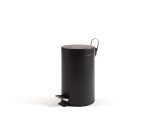 Perfetto 0446C trash can 5 L Round Steel Black