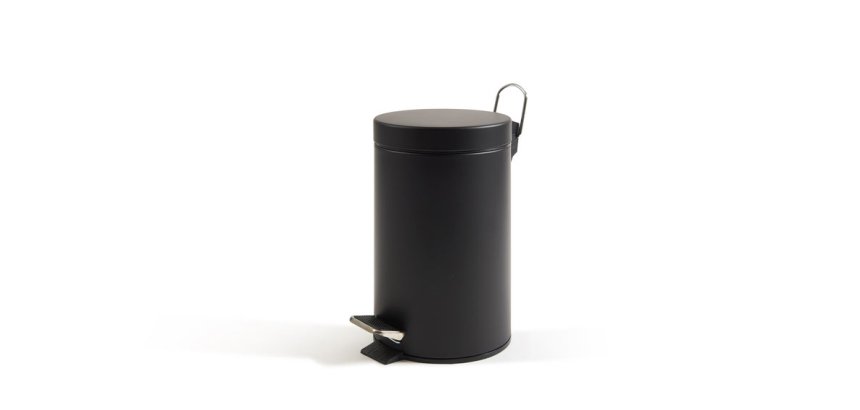 Perfetto 0446C trash can 5 L Round Steel Black