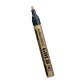 Marqueur artline permanent pointe moyenne conique 2.3mm tous supports corps métal encre pigmentée résiste eau couleur or