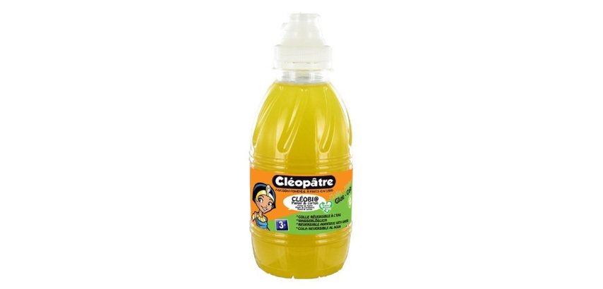 Colle scolaire cléopâtre cléobio liquide forte prise différée applicateur mousse recharge 570g