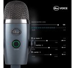 Blue Microphones Yeti Nano Negro Micrófono de superficie para mesa