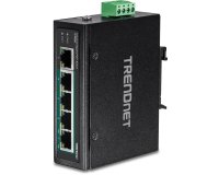 Trendnet TI-PG50 commutateur réseau Non-géré Gigabit Ethernet (10/100/1000) Connexion Ethernet, supportant l'alimentation via ce port (PoE) Noir