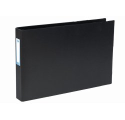 Classeur a3 it dos de 44 4 anneaux pvc noir