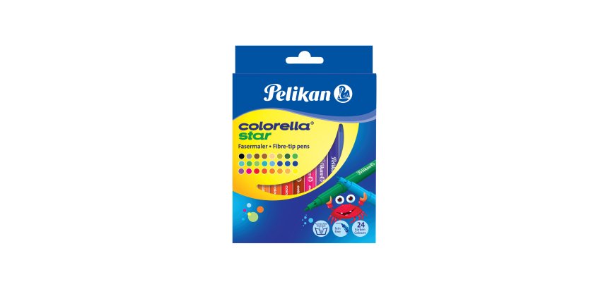 Pelikan Colorella Star C302 marcatore Fine Multicolore 24 pz