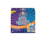 Kit pour slime changuement couleur elmer's  colle /liquide magique /activateur slime bleu/violet et jaune/rouge