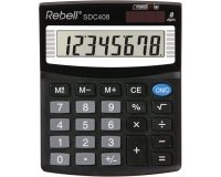 Rebell SDC 408 calculator Desktop Basic Black