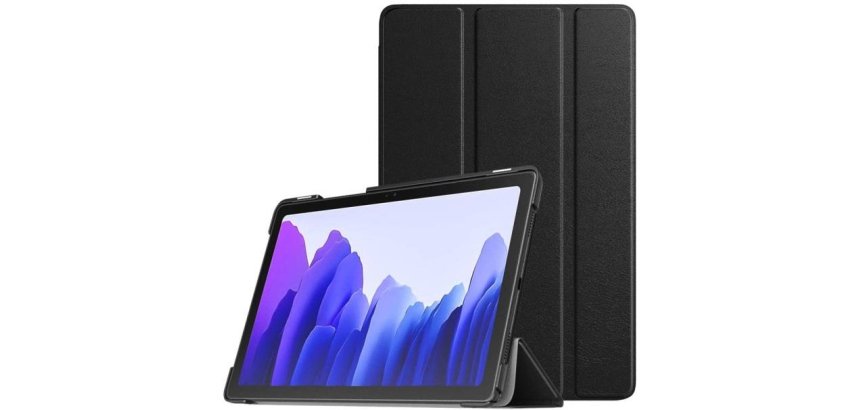 DLH Coque etui folio pour Samsung Galaxy Tab A7 10.4" (SM-T500 / SM-T505)