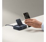 Baseus Nomos Universal Negro Corriente alterna Cargador inalámbrico Carga rápida Interior