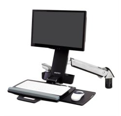 Ergotron Styleview Sit-Stand Combo Arm 61 cm (24") Parete Alluminio