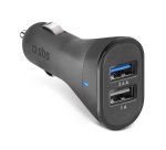 SBS Chargeur allume cigare Avec 2 Sorties Usb