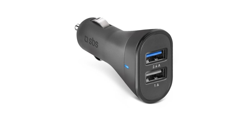 SBS Chargeur allume cigare Avec 2 Sorties Usb