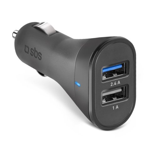 SBS Chargeur allume cigare Avec 2 Sorties Usb