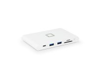 DICOTA D31729 base para portátil y replicador de puertos Blanco