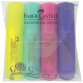 Surligneur faber-castell textliner tl1546              pochette de 4 coloris pastel