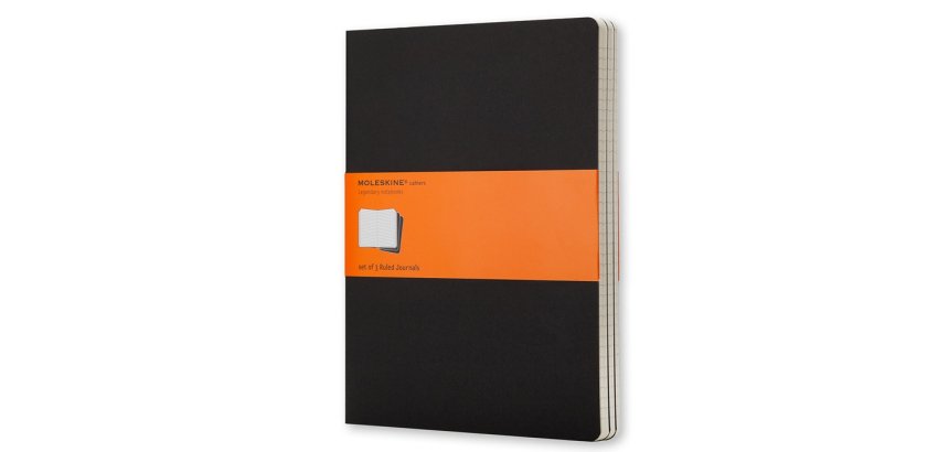 Moleskine Cahier writing notebook 120 sheets Black