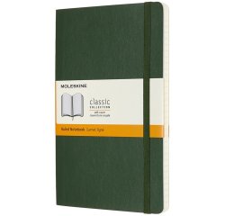 Moleskine Classic writing notebook 192 sheets Green