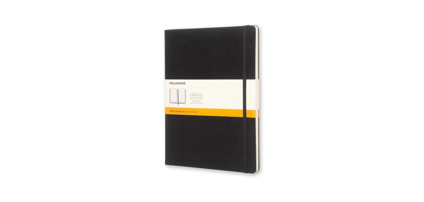 Moleskine Classic writing notebook 192 sheets Black