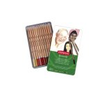 Boîte de 12 crayons de couleur aquarellables tons peaux assortis