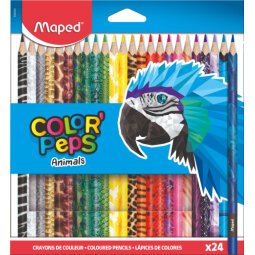 Crayon de couleur triangulaire COLOR'PEPS Animals