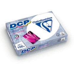 Papier clairefontaine multifonction laser couleur   dcp a4 200g/m2 coloris blanc  satine - ramette de 250