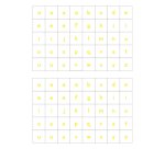 Gommette éducative maildor alphabet coloris rouge bleu vert jaune noir 6 planches 1600 unités