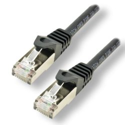MCL FCC7BMSHF-2M/N câble de réseau Noir Cat7 S/FTP (S-STP)