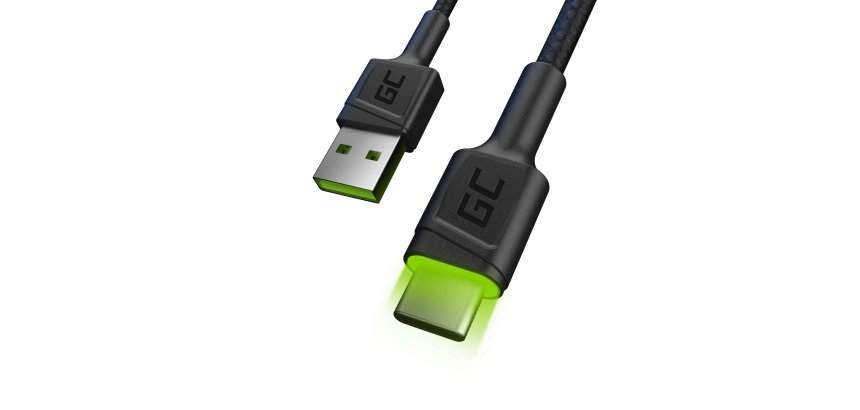 Green Cell KABGC06 cavo USB 1,2 m USB A USB C Nero