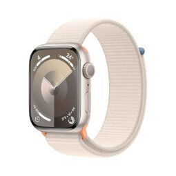 APPLE Montre connectée Apple Watch 9 Starlight GPS 45MM brac beige Loop