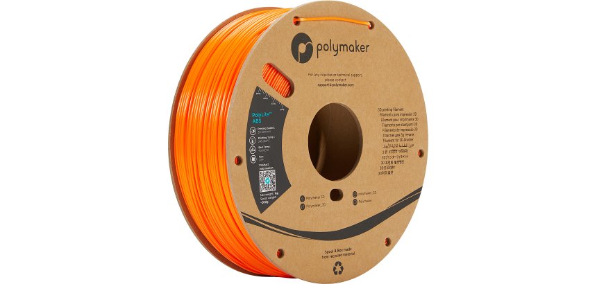 Polymaker PE01009 3D-Druckmaterial ABS Orange 1 kg