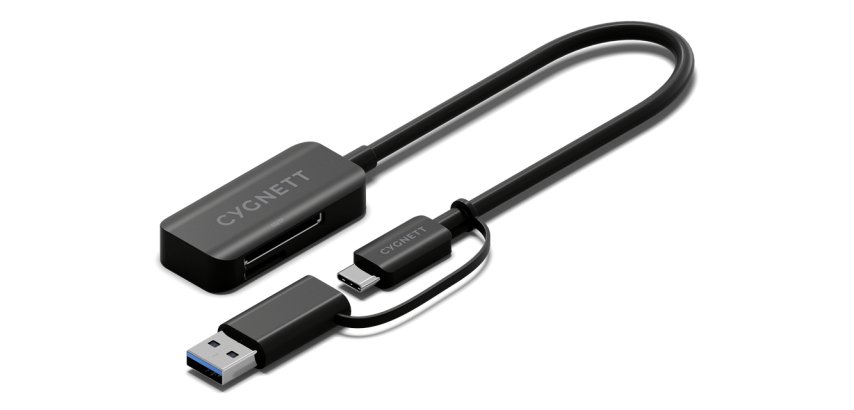 Cygnett Unite USB 3.2 Gen 2 (3.1 Gen 2) Type-A + Type-C Nero