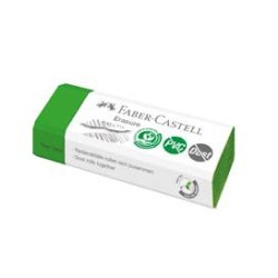 Faber-Castell 187250 gomma per cancellare Verde 1 pz