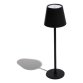 Muitomas TABLELAMPBK lampada da tavolo LED Nero