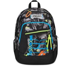 Seven 200102412-899 zaino Zaino scolastico Multicolore Poliestere