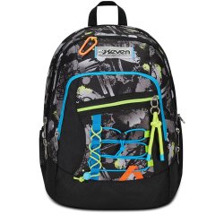 Seven 200102412-899 backpack School backpack Multicolour Polyester